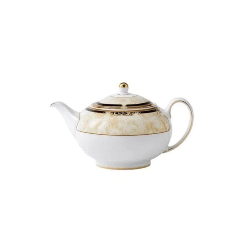 Wedgwood Cornucopia Large Teapot 0.8L with Gold Accents and Lid