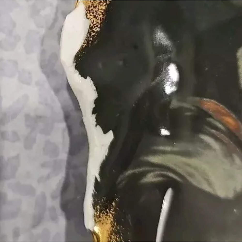 Close-up of a ceramic Plate