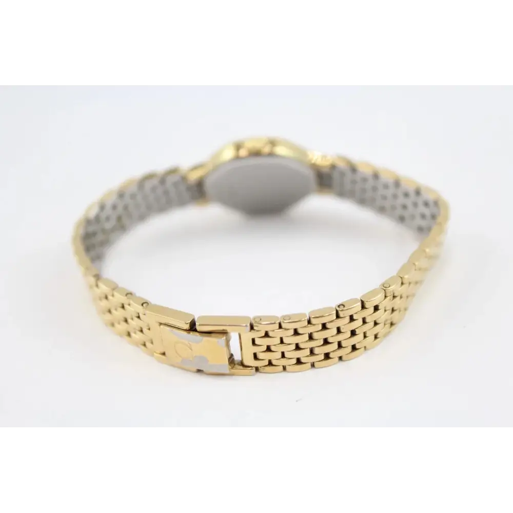 Gold Women watch on a white background