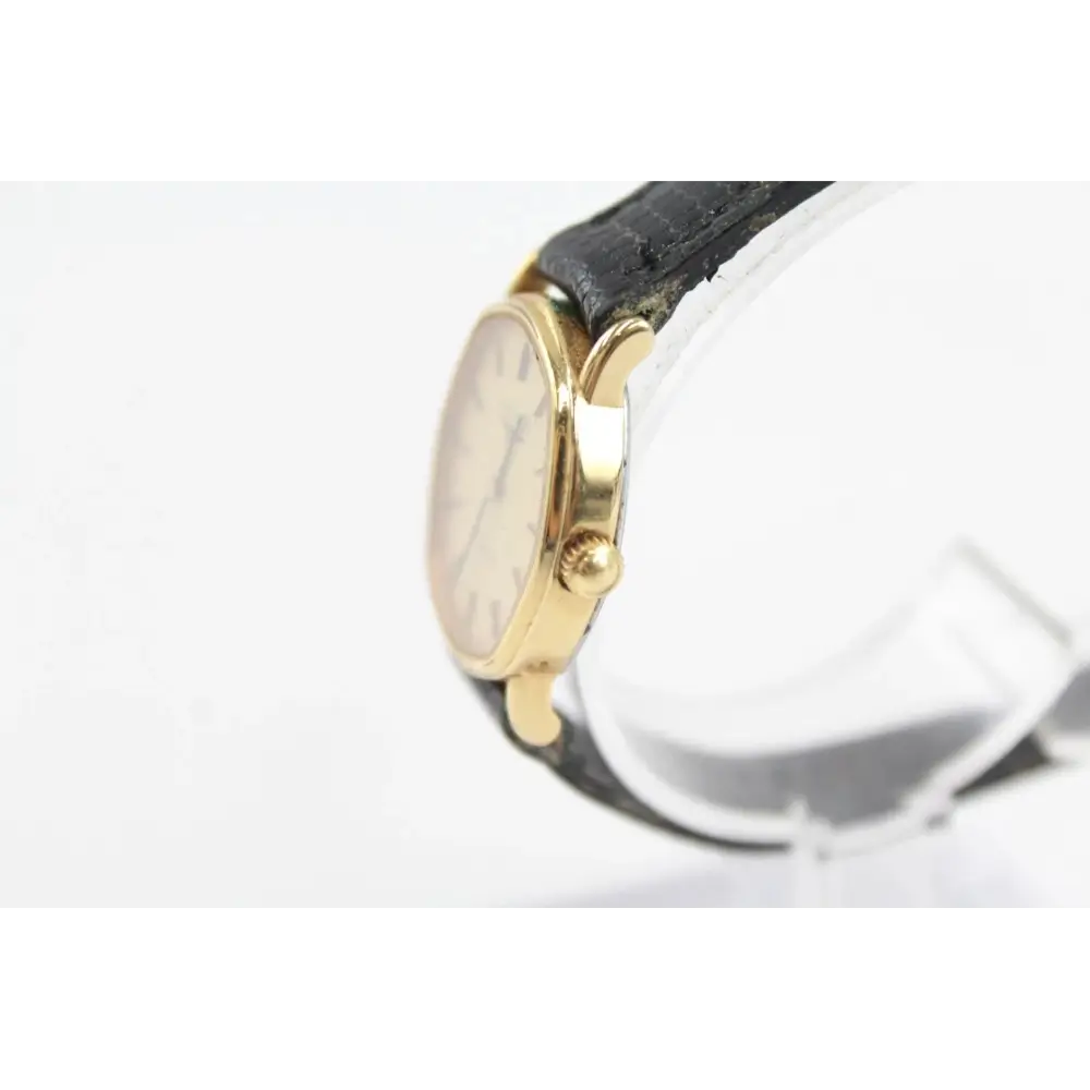 Womens Longines GoldTone Watch with crown