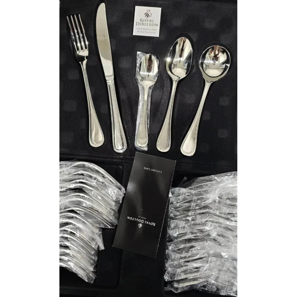 Royal Doulton Cutlery Set 56 Piece Veneto - New RRP: AUD$999