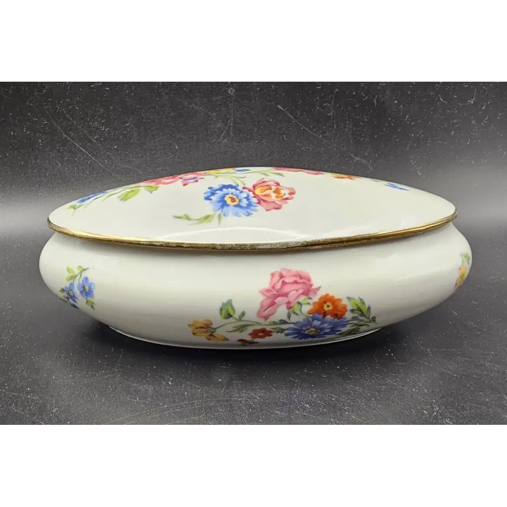 Vintage Limoges porcelain box from France, ideal for collectors