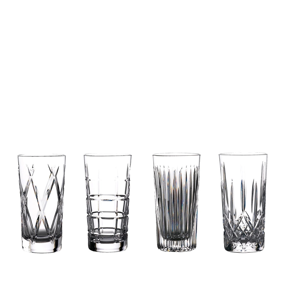 Waterford Gin Journey Highball, 15oz, Set of 4, Mixed
