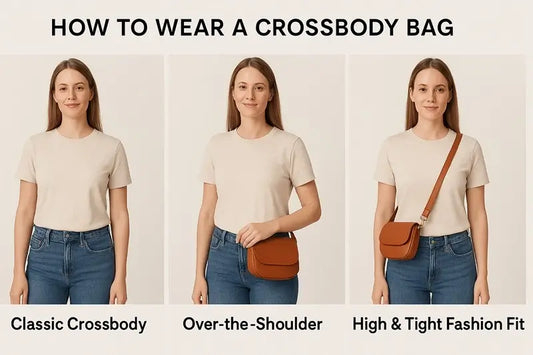  5 Styles, Fit Tips & Outfit Guide for wearing sling cross body bag