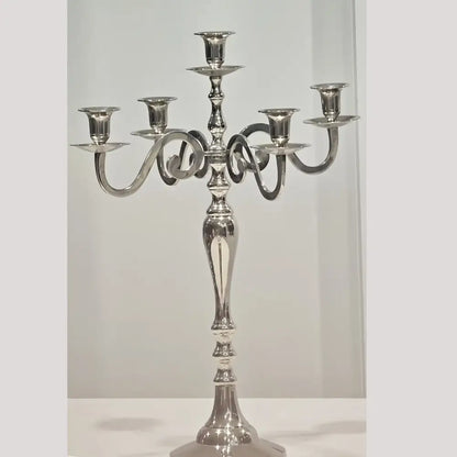 5-Arm Silver Candelabra Candle Holder from our Antique & Vintage Collectibles Australia