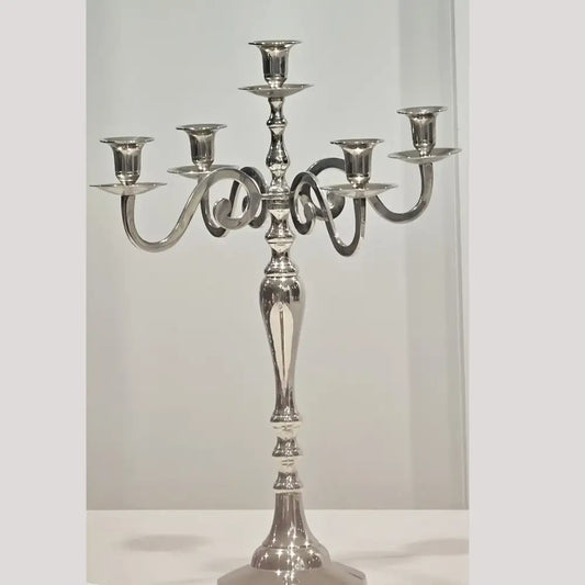 5-Arm Silver Candelabra Candle Holder from our Antique & Vintage Collectibles Australia