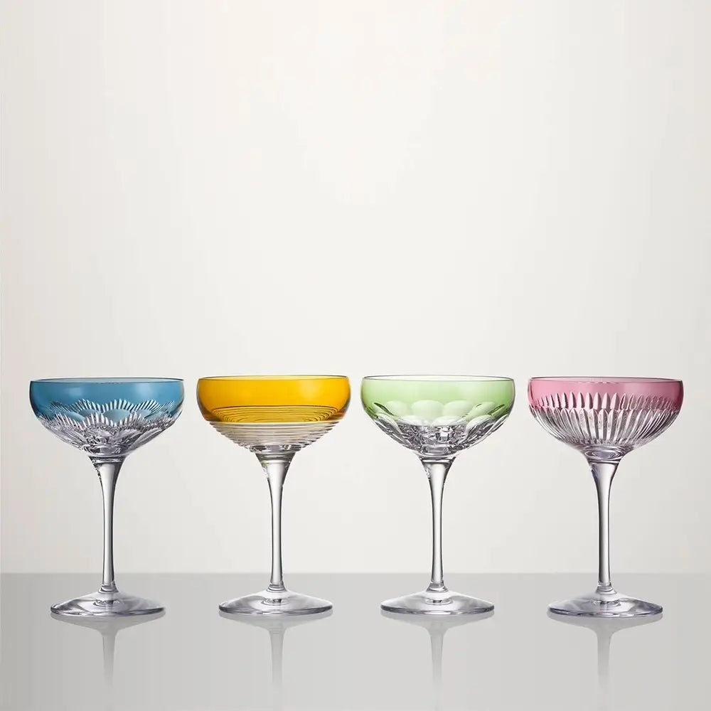 Waterford Mixology Colour Coupe, Mixed Set of 4