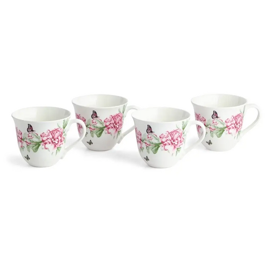 Royal Albert Miranda Kerr 350ml mug set of 4 in white gift box