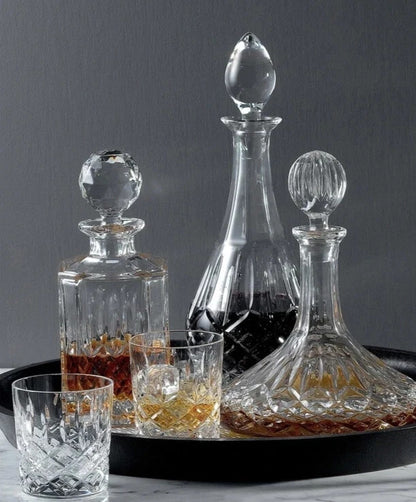 crystal wine decanter