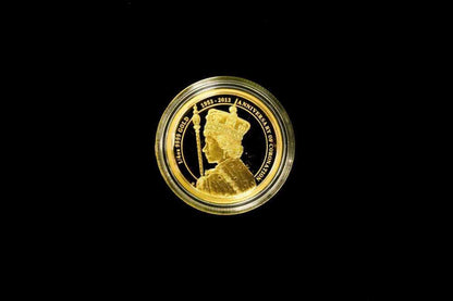 60th Anniversary of the Coronation of Queen Elizabeth II 2013 $25 Gold Proof Coin, 1/4 oz