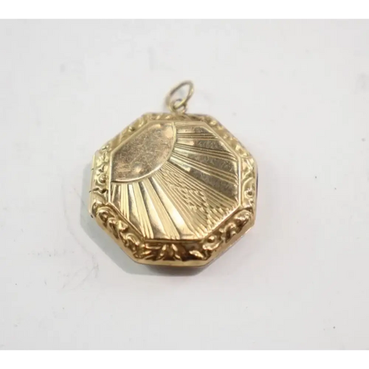 Gold locket 