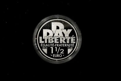 2004 60th Anniversary of D-Day 1.5€ Silver Proof Coin