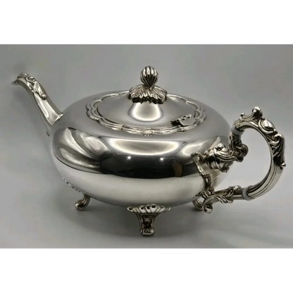 Timeless antique silver plated tea & coffee set for home display