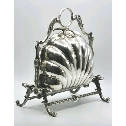 Collectible Antique Victorian Silver-Plated Serving Dish