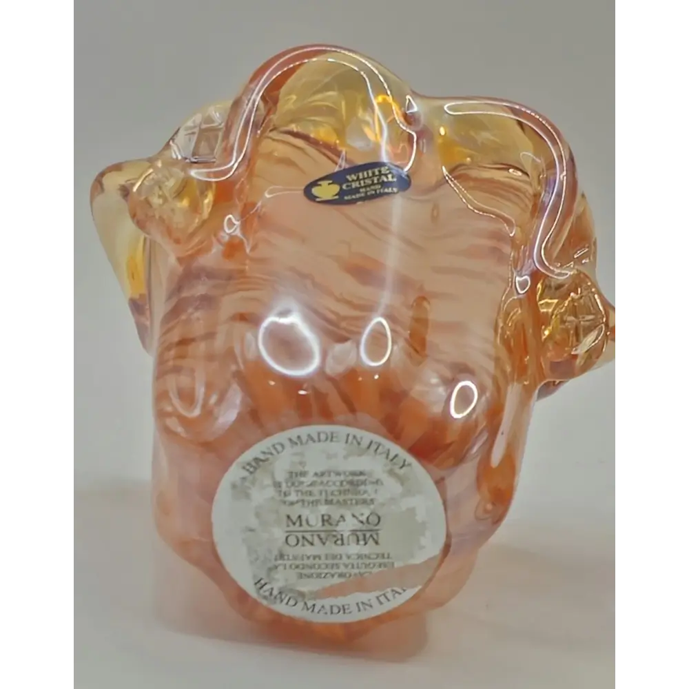 Elegant mid-century Murano art glass vases for home decor display