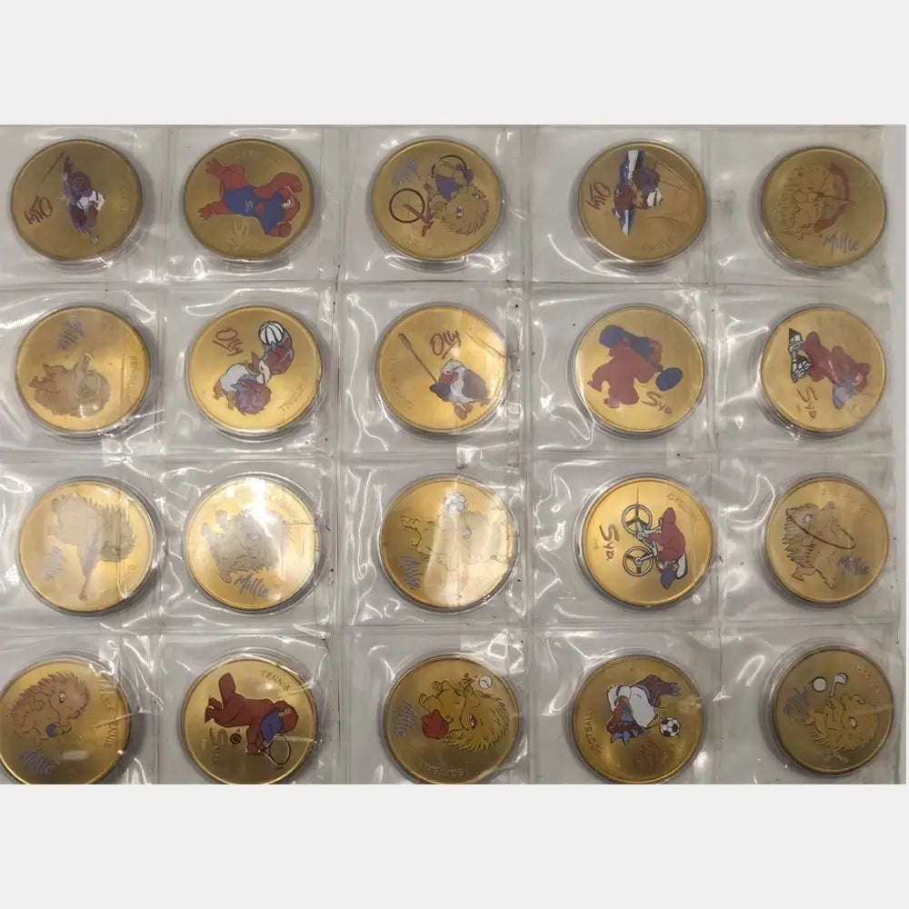 Australia 2000 Sydney Olympics XXVII Olympiad $5 Aluminium Bronze Coin Set of 20 from our Vintage British Coins & Commemorative Sets Australia collection 