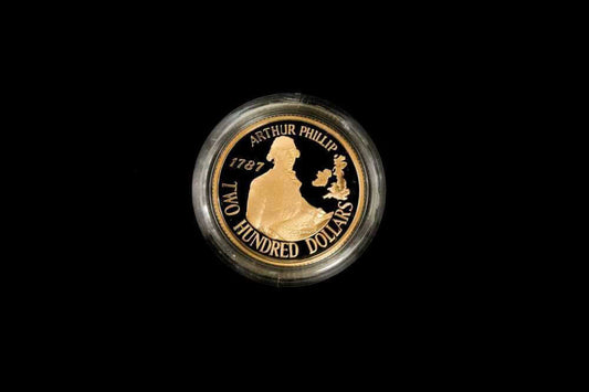 Australian $200 1987 Gold Proof Coin 10 g, Royal Australian Mint