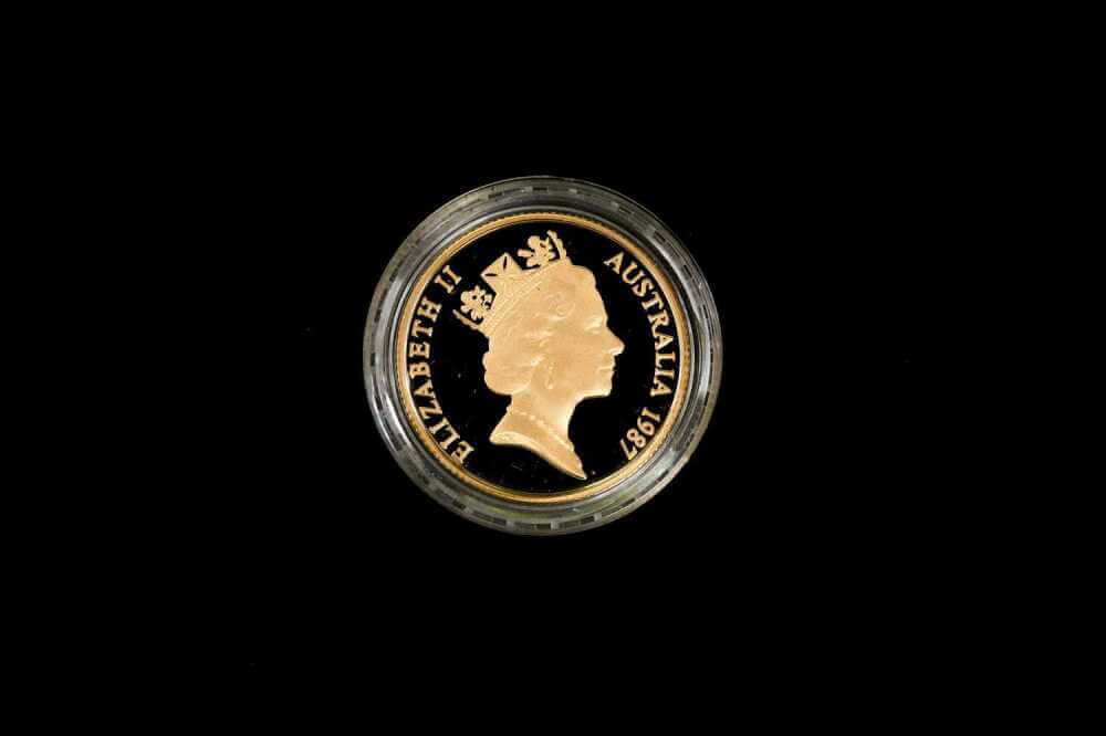 Australian $200 1987 Gold Proof Coin 10 g, Royal Australian Mint