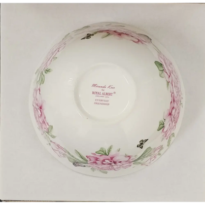 Royal Albert Friendship Roses 15.5cm bowls with rose design