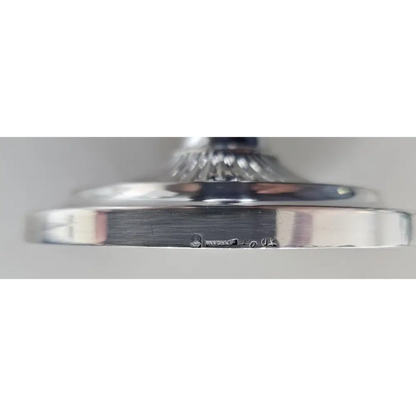 Close-up of a metallic object with a blurred background