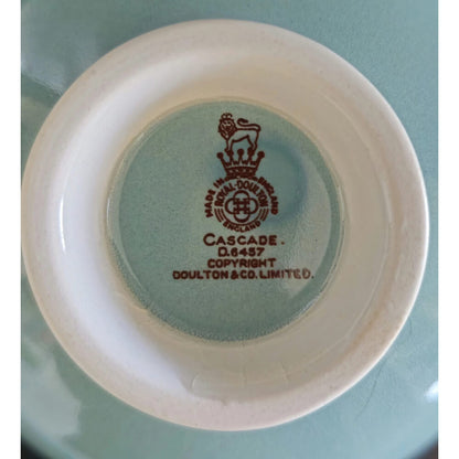 Ceramic plate with a brand logo