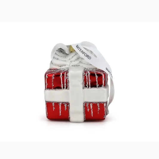 Waterford Holiday Heirlooms Red Gift Box Christmas Ornament