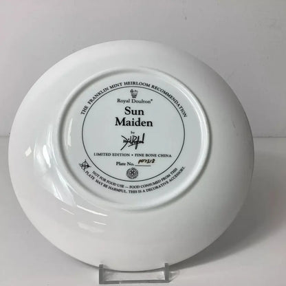 White china plate