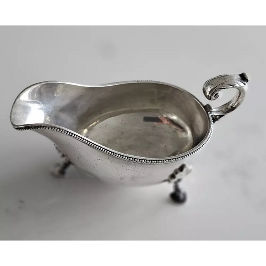 Silver gravy boat