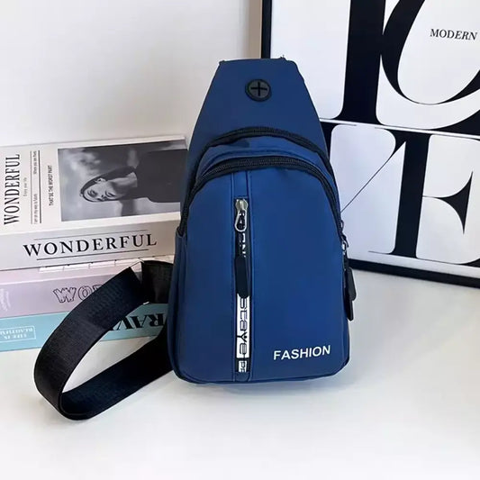 Blue fashion sling bag