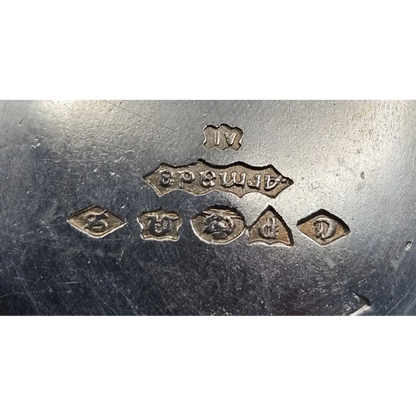 Close-up of engraved text