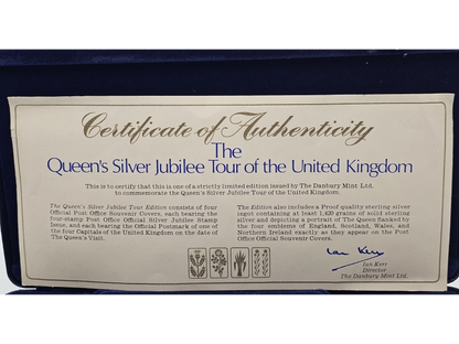 1420g hallmarked sterling silver ingot celebrating Queen Elizabeth II Silver Jubilee