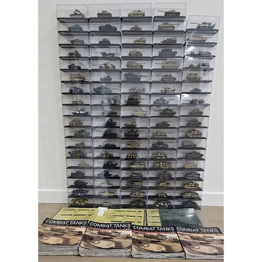 Collection of model tanks