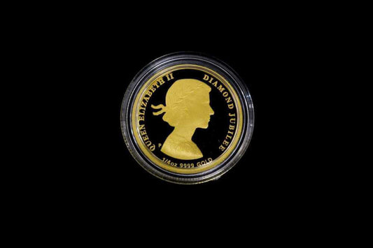 Diamond Jubilee Elizabeth II 2012 $25 Gold Proof Coin 1/4 oz