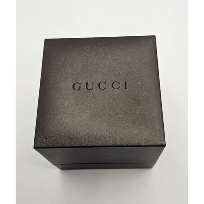 Black Gucci box on a white background