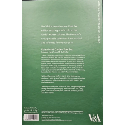 Back cover of a product packaging