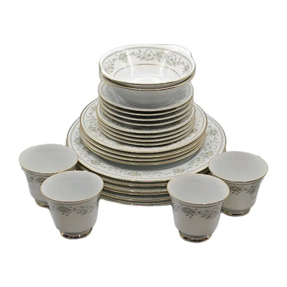 Collectible Noritake Green Hill 2897 dinnerware from Japan