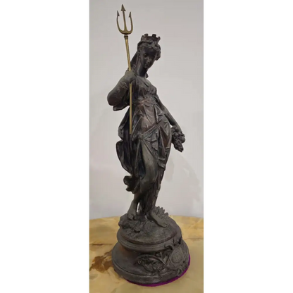 Veronese signed Amphitrite sculpture for home or gallery