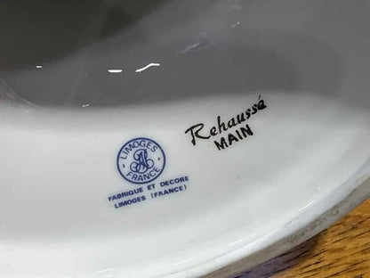 Limoges France backstamp with Fabrique et Décoré Limoges and Rehaussé main mark on vase base | Koalaehub