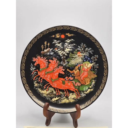 Palekh Russian Legends Limited Edition Porcelain Collector Plate (7.75 in)