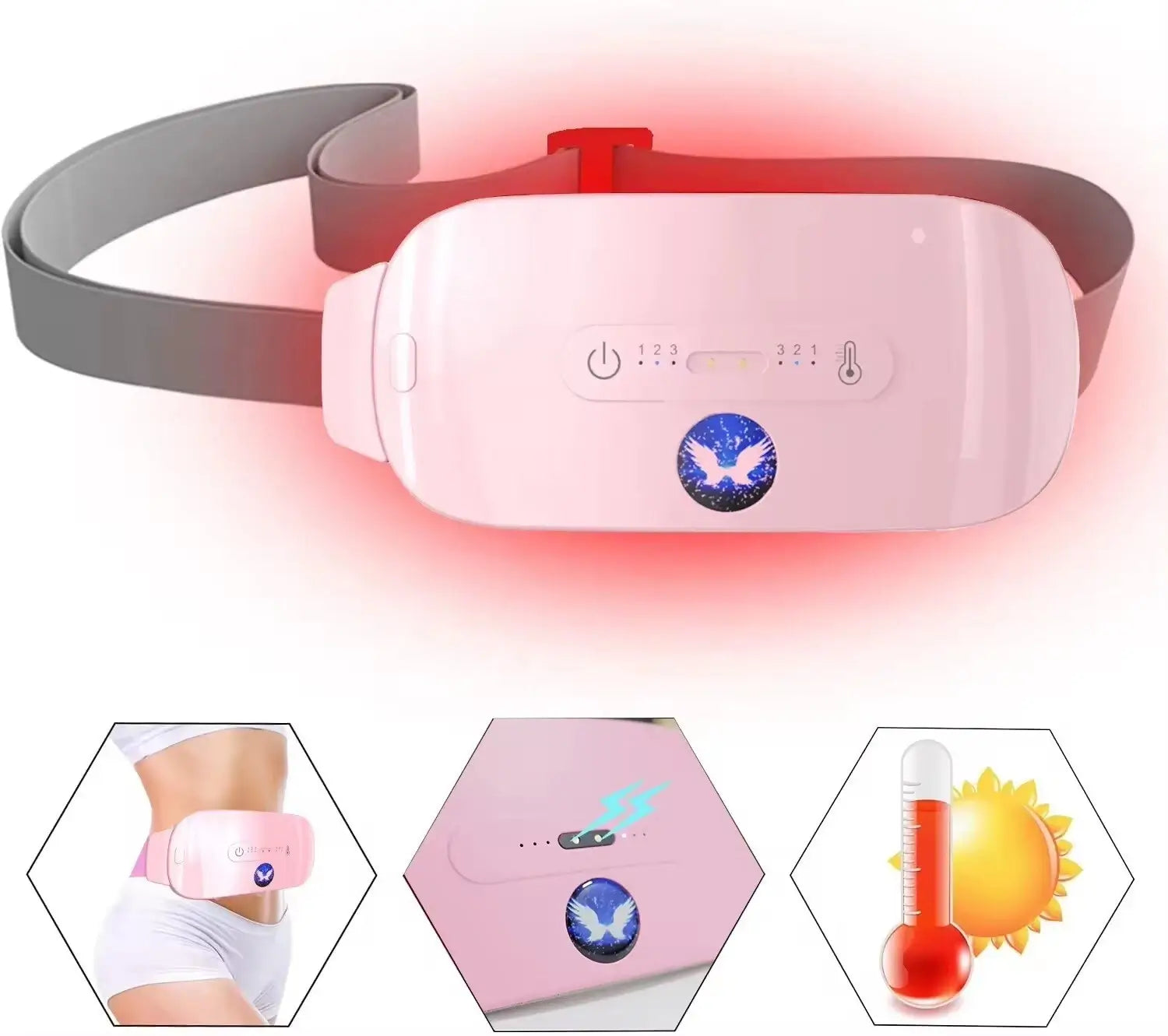 Smart Magnetic Heating &amp; Vibration Massage Belt