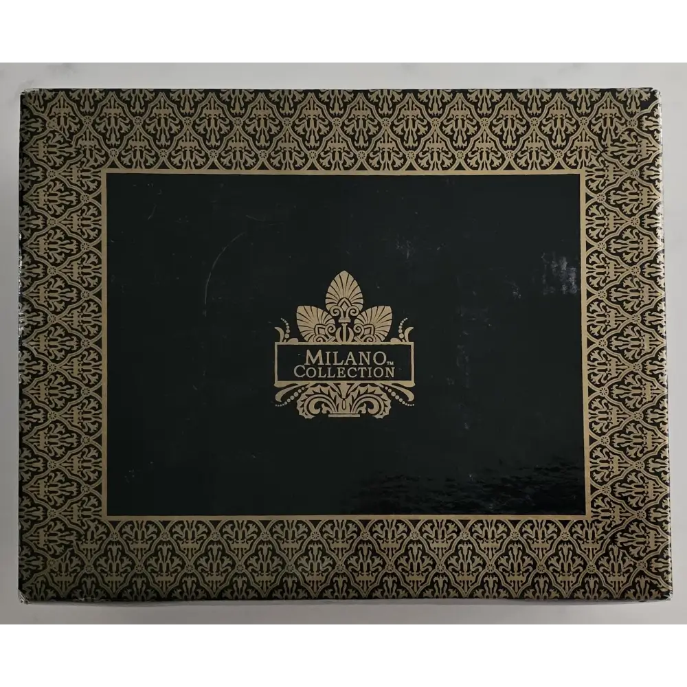 Decorative box with 'Milano Collection' logo 