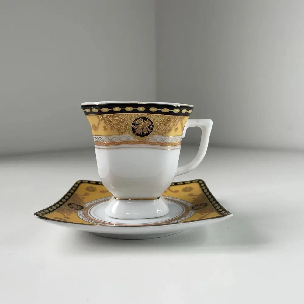 Milano Collection 12 Piece Fine Porcelain Espresso Cup and Saucer Set from our kitchen & table collection 