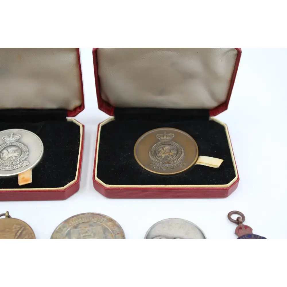Assorted medals in the Boxed Royal Tournament Lot of 12