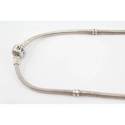 Silver snake chain bracelet