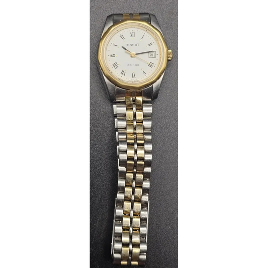 Two-tone Tissot watch