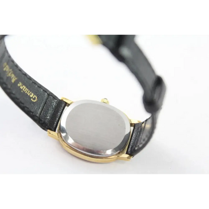 Omega De Ville classic men's wristwatch gold tone dial and hands