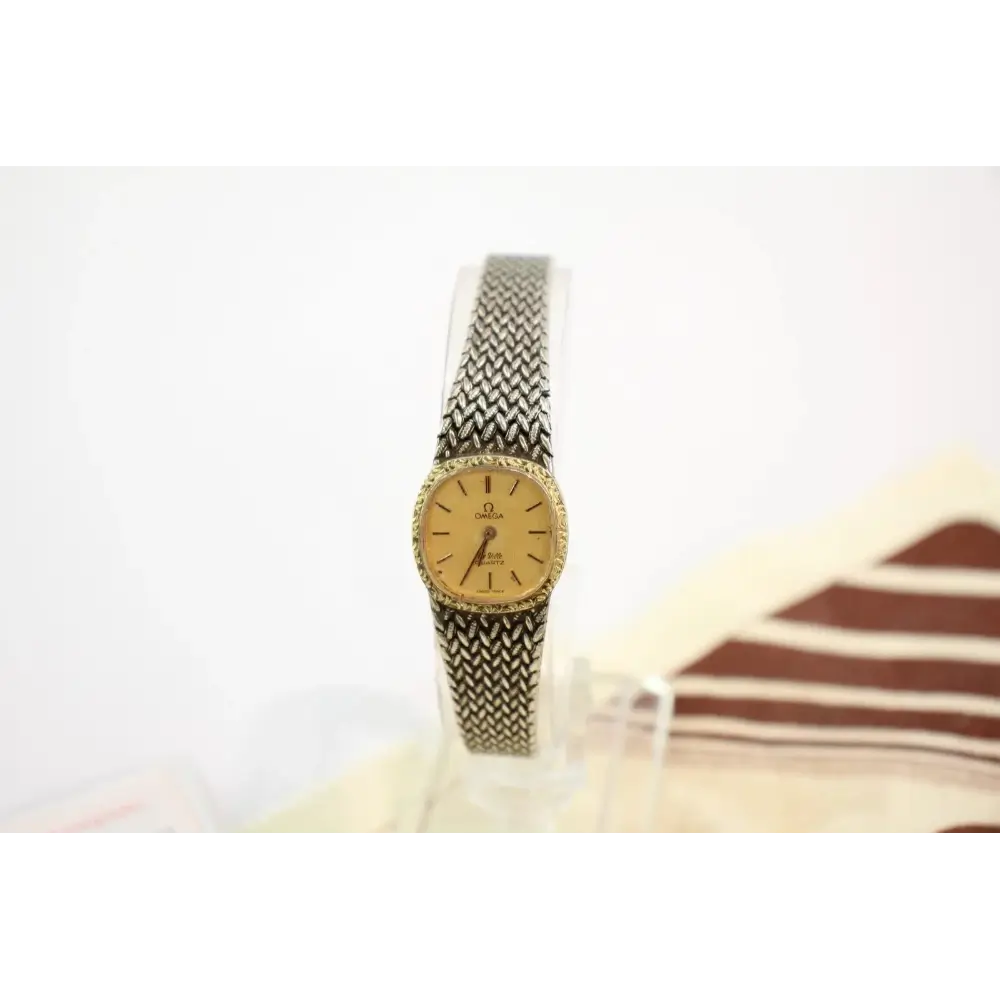 Matching Omega De Ville Quartz His & Hers Watches for Couples, 925 Silver