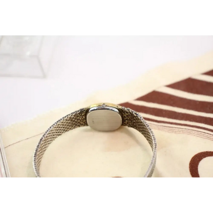 Pair of Omega De Ville Quartz Watches with 925 Silver Detailing, His & Hers