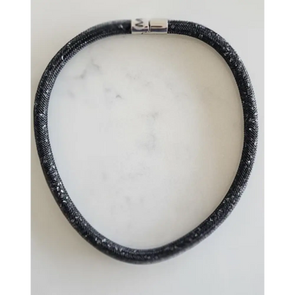 Black Necklace on a white background