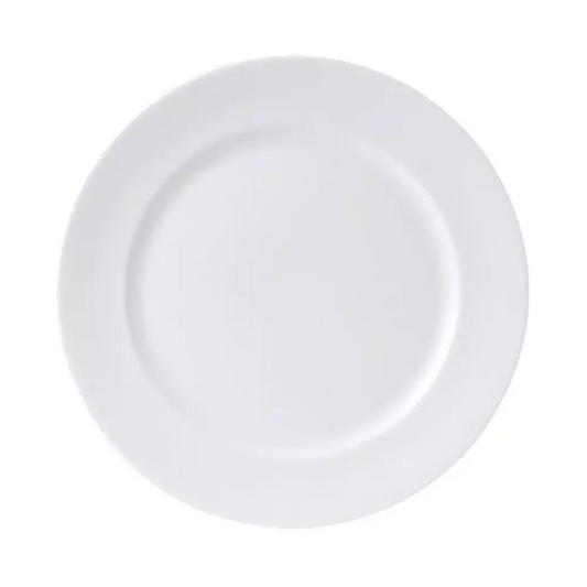 White ceramic plate